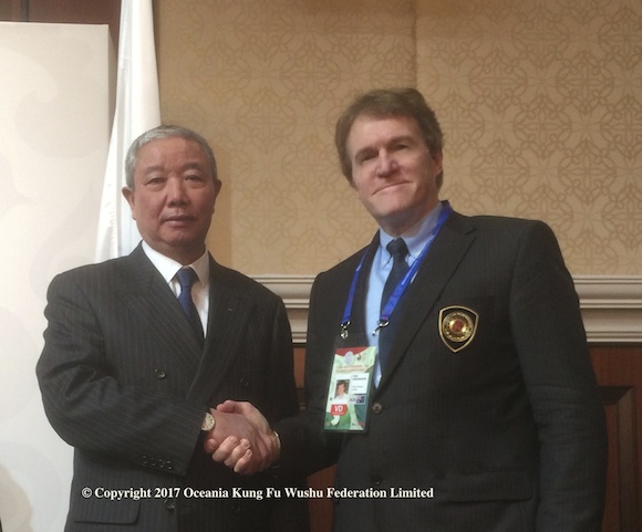 Walt Missingham at 14th Annual Wushu World Championships - Kazan Russia