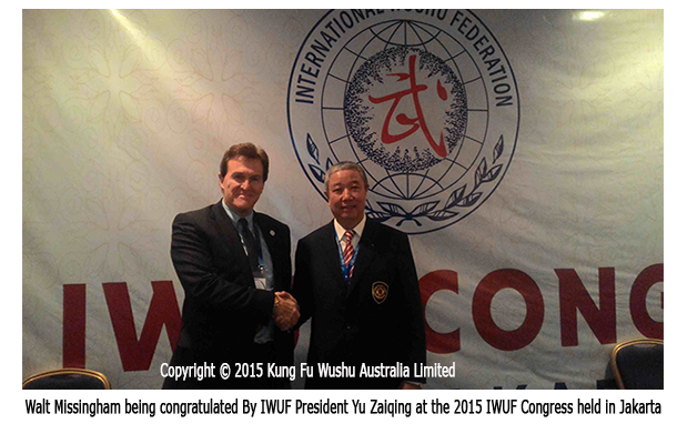 New Oceania Wushu Federation President